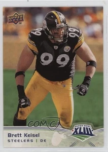 Juego de caja de campeones Upper Deck Super Bowl XLIII 2009 Brett Keisel #3 - Imagen 1 de 3