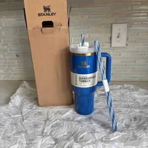 Authentic Stanley Arctic Twist Quencher H2.0 Flowstate Tumbler 40 OZ New ❄️❄️❄️ - Picture 1 of 16