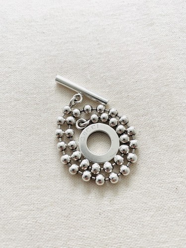 Bracciale Gucci in argento 925 con catena a sfere da 7 25"