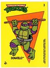 1990 Topps Teenage Mutant Ninja Turtles Sticker # 3 Donatello (ex-mt)