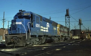 EL CONRAIL CR 6210 Eisenbahn Zug Lok Original 1976 Foto Dia - Bild 1 von 1