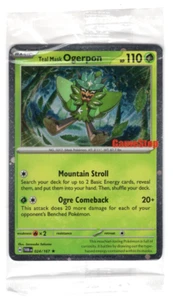 Pokemon TCG Teal Mask Ogerpon 024/167 GAMESTOP Promo Pack Sealed - Picture 1 of 2