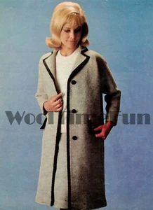 Knitting Pattern Ladies Classic Tailored Coat & Skirt. D Yarn. 32" - 38" Bust. - Picture 1 of 1