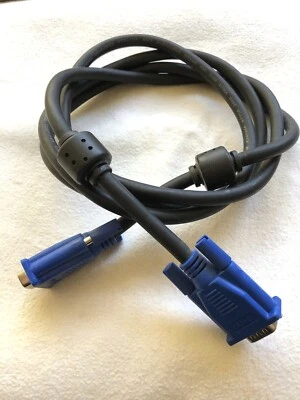 VGA-Kabel Kawasaki DSC-1502A - schwarz, 1,8 m, Niederspannungskabel - Bild 1 von 3