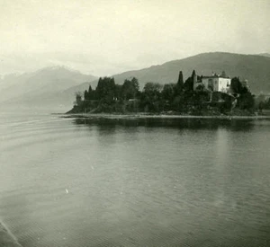 Italy Alps Lake Maggiore St Giovanni old Possemiers Stereo Photo 1910 - Picture 1 of 3