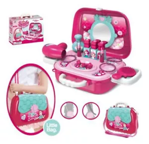Cosmetic Fashion Kit Girls Role Play Jewelry Little Bag Toy Play Set - Picture 1 of 8