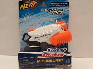 Nerf / Hasbro Super Soaker Microburst, Stealth Soak bis zu 20 Fuß - NEU - Bild 1 von 6