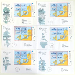 Finland 6X Block 4 On FDC With Various Sights Finlandia 1988 - Picture 1 of 2