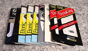 LOT OF 9 Men's ML Left Etonic, Foot Joy, Master Grip, USGlove Golf Gloves NEW - Picture 1 of 7