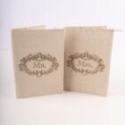 Mr And Mrs Passport Covers Tan Set Of 2