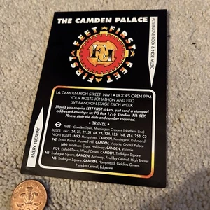 Camden Palace Feet First London 1992 Rave Flyer - Picture 1 of 2