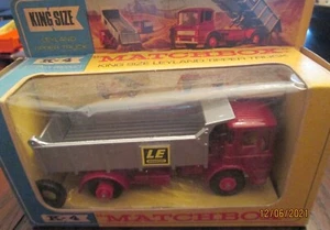 1970 MATCHBOX KING SIZE K-4 LELAND TIPPER TRUCK # K-4-3-A or # K-4-A-3 - Picture 1 of 3
