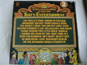 20 GREAT VICTOR RECORDINGS OF SONGS FROM THAT'S ENTERTAINMENT 2X VINYL LP 1974 - Picture 1 of 4