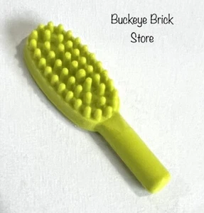 NEW Lego Minifig Lime GREEN HAIR BRUSH - Belville Girl Friend Hairbrush Bath - Picture 1 of 3