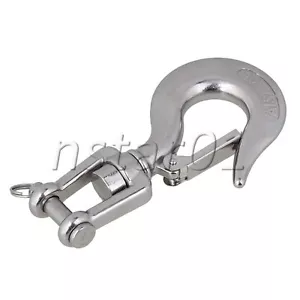 1000KG American Type Swivel Hoisting Hook Silver - Bild 1 von 7