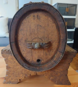 3 Liter Weinfass Eichenfass Holzfass Fässchen Holzfässer Whisky Fass Schnapsfass - Bild 1 von 6