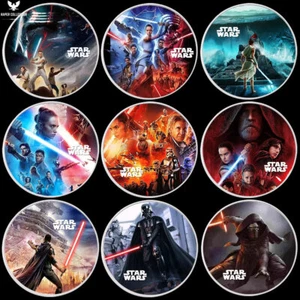 9pcs/set Star Wars Silver Coins Us Classic Movie Challenge Coin Souvenir Gift - Bild 1 von 13