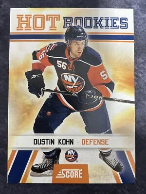 2010-11 Score Hot Rookies 512 Dustin Kohn New York Islanders - Image 1 of 2