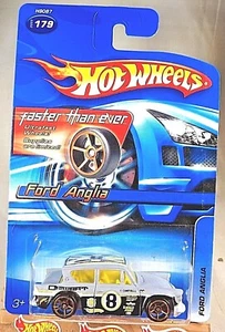 2005 Hot Wheels Faster Than Ever #179 FORD ANGLIA Flat Gray w/Gold FTE Spokes - Picture 1 of 5