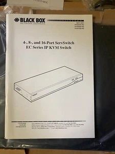 Black Box, Part#KV9308A-R2, ServSwitch EC Series KVM Switch with Built-In IP - Picture 1 of 5