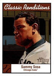 2001 Topps Heritage #CR4 Sammy Sosa Classic Renditions
