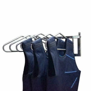 IndoSurgals Wandmontage Blei Schürze SS 304 Grade X-Ray Rack Aufhänger Standapron - Bild 1 von 5