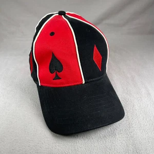 Gorra World Poker Tour para Hombres Talla Única Roja Correa Gorra Tarjetas Dos Tonos Carl Banks - Imagen 1 de 10