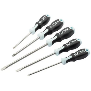 Elora 5 Piece Stainless Steel Engineers Screwdriver Set - Picture 1 of 4