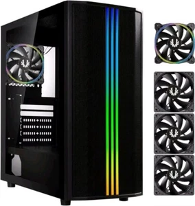 -BitFenix Saber Mesh PC Gaming Case Black - Picture 1 of 9