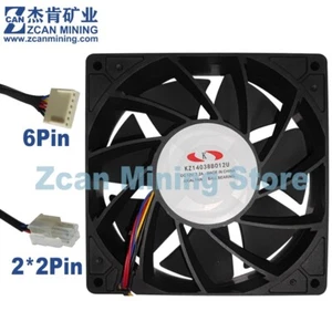 Whatsminer M10 M20S M21 Cooling Fan 6Pin 7500RPM M30 M31 M32 Miner Fan 2x2Pin - Picture 1 of 10