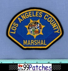 Parche para el hombro de la policía de California del mariscal del condado de Los Ángeles SELLO ESTATAL 8F - Imagen 1 de 1