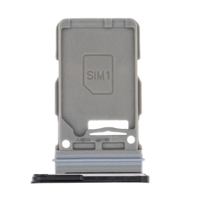 Bandeja de tarjeta SIM única compatible para Samsung Galaxy S21 Ultra (negro fantasma) Foto 1 de 3
