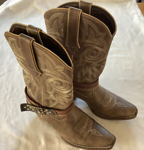 Durango Crush womens flag accessory western cowboy boots brown size 9 M