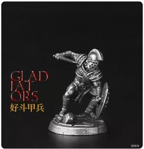 Gladiatoren aggressive Rüstung Metallminiaturen Dungeons & Drachen Krieg Spiele Spielzeug - Bild 1 von 3