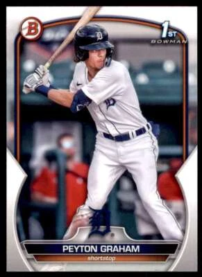 2023 Bowman Prospects #BP-57 Peyton Graham  1st Bowman Detroit Tigers - Image 1 of 2