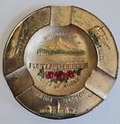 Ashtray Vintage Tin Souvenir Japan Portland Oregon Multnomah Falls City Of Roses