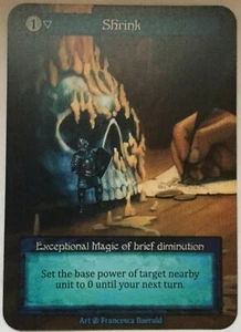 Shrink Nonfoil - Sorcery Contested Realm Beta - Picture 1 of 1