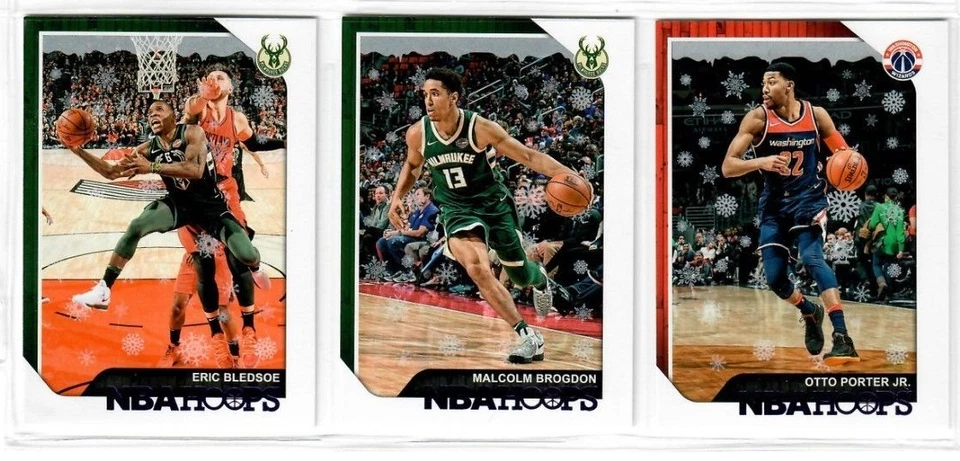 2018 19 Panini Hoops Basketball Base HOLIDAY WINTER SNOWFLAKE PURPLE YOU PICK  - Image 1 of 1