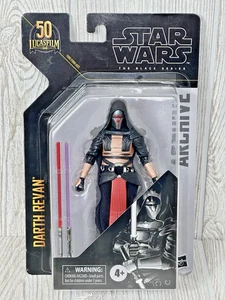 Star Wars The Black Series Modellino Darth Revan 6" 50° Anniversario NUOVO - Foto 1 di 13