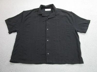 Abercrombie & Fitch Shirt Mens XL Button Up Summer Linen Blend Beach Rockabilly - Image 1 of 4