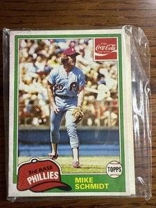 Mike Schmidt Pete Rose 1981 Topps Coca Cola 11 Player Team Set - Picture 1 of 11