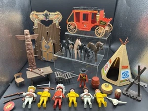 Playmobil Western Native American Cowboys & Indians Playset & Figures Toy Bundle - Picture 1 of 22