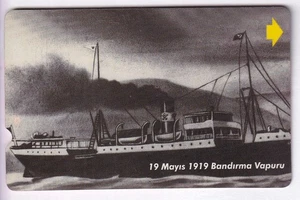 ASIE TELECARTE / PHONECARD .. TURQUIE 100U TT ALCATEL RARE BATEAU MAGNETIC NEUVE - Picture 1 of 2