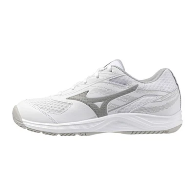 Zapatillas Tenis Mujer Mizuno Break Shot 5 AC, Blanco/Gris Ultimate, 9.5 Foto 1 de 4