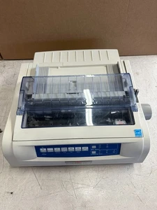 D22200A/62418701 - OKIDATA ML420 USB/PARALLEL Mono Dot Matrix Printer. Warranty - Picture 1 of 2