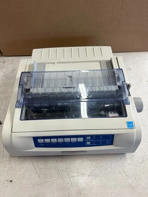 D22200A/62418701 - OKIDATA ML420 USB/PARALLEL Mono Dot Matrix Printer. Warranty - Image 1 of 2