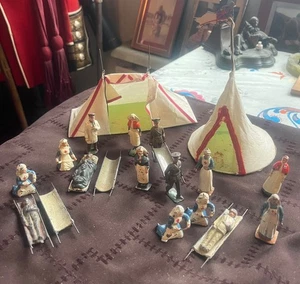 Antique WWl lead   Red Cross first aid station by britains, c 1920/30 - Picture 1 of 4