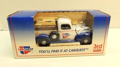 1940 Ford Pickup Carquest Liberty Classics 1:25 Vtg Diecast Lockable Coin Bank - Image 1 of 4