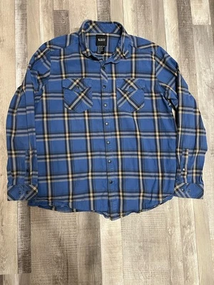 5.11 Tactical Blue Plaid Flannel Shirt Mens XL Long Sleeve Plaid Snap Button Up - Image 1 of 4