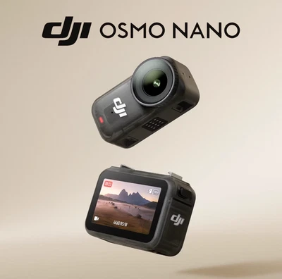 DJI Osmo Nano 4K Action Cam 64/128GB + 6 Accessories - Image 1 of 4